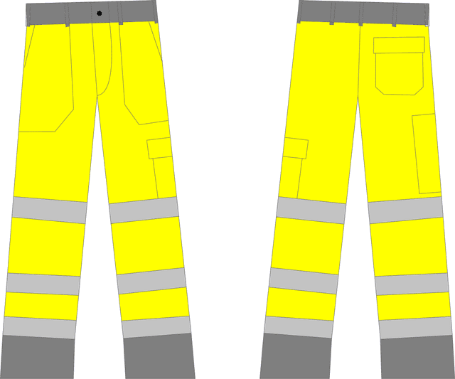 Spodnie multiochronne HV klasa 2