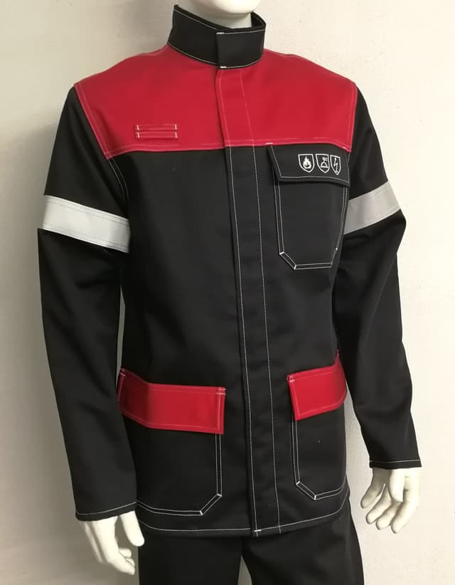 Bluza ochronna antyelektrostatyczna i trudnopalna