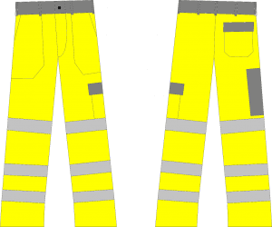 Spodnie multiochronne HV klasa 2
