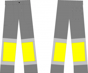 Spodnie multiochronne HV klasa 1